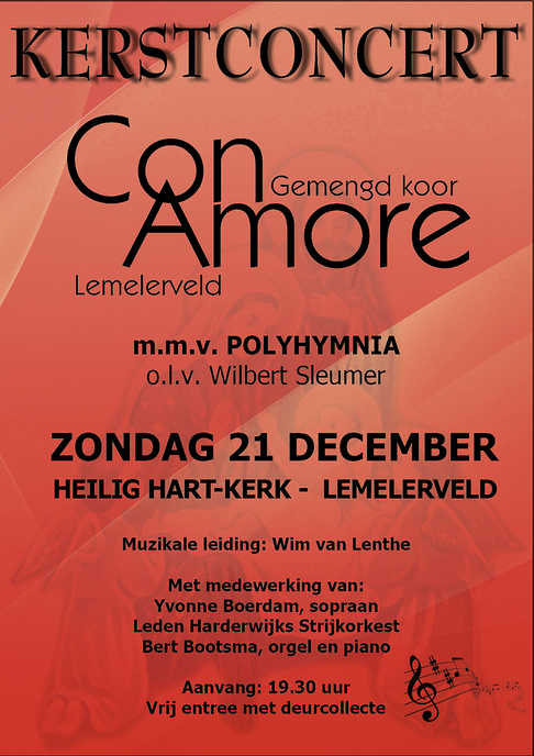 Kerstconcert Con Amore Lemelerveld - Foto: Hans Heerink