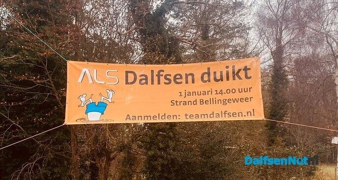 ALS-nieuwjaarsduik 2026 voor de 12e keer - Foto: Ingezonden foto