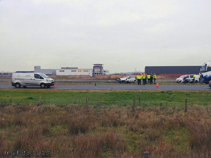 Ernstig ongeval op de nieuwe Hessenweg bij Zwolle