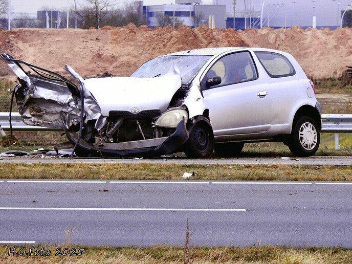 Ernstig ongeval op de nieuwe Hessenweg bij Zwolle