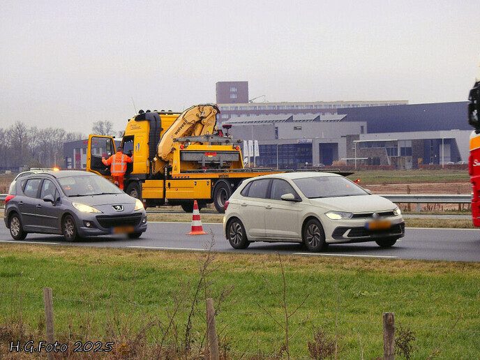 Ernstig ongeval op de nieuwe Hessenweg bij Zwolle