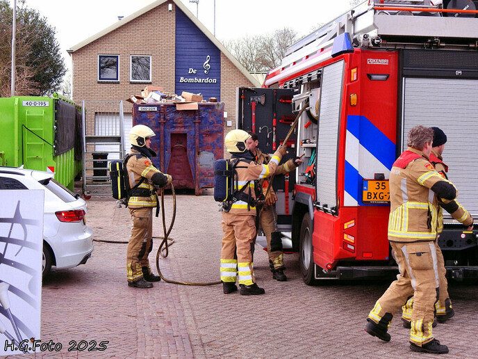 Containerbrand Nieuwleusen