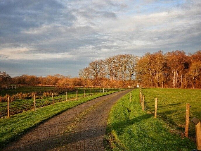 Met dit weer fietsen: lekker fris um de kop - Foto: Femmie Smink