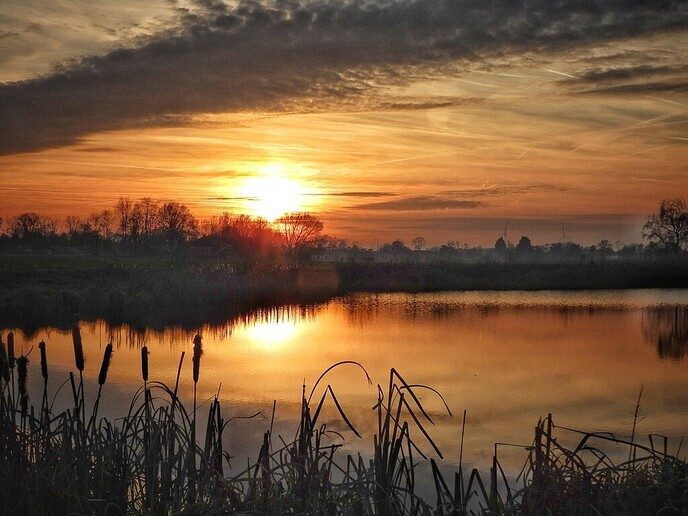 Wonderlijke zonsondergang - Foto: Femmie Smink