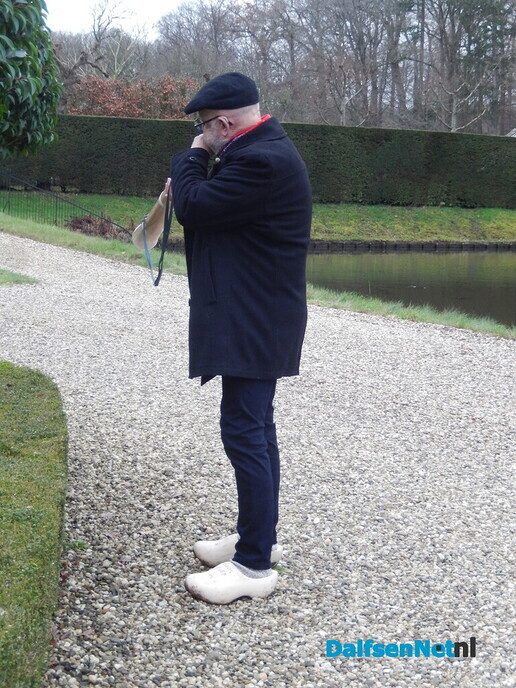 De Dalfser midwinterhoornblazers waren weer actief - Foto: Willy