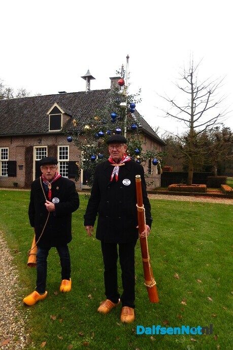 De Dalfser midwinterhoornblazers waren weer actief - Foto: Willy