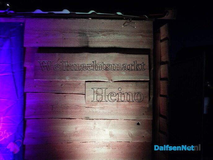 In Heino heet het Weinachtsmarkt - Foto: Willy