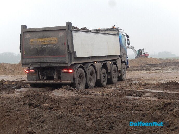Voortgang bouwrijp maken nieuwe wijk - Foto: Willy