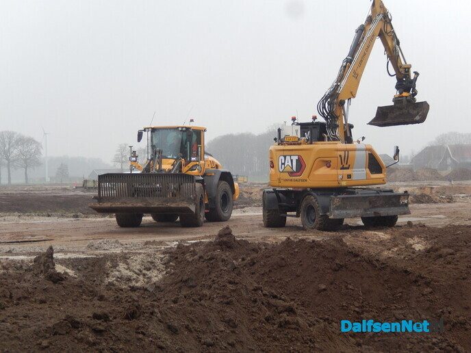 Voortgang bouwrijp maken nieuwe wijk - Foto: Willy