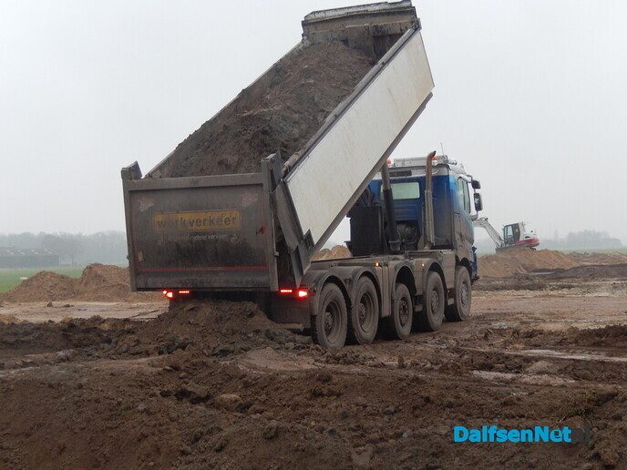 Voortgang bouwrijp maken nieuwe wijk - Foto: Willy