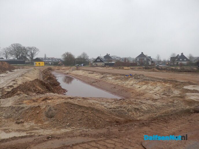 Voortgang bouwrijp maken nieuwe wijk - Foto: Willy