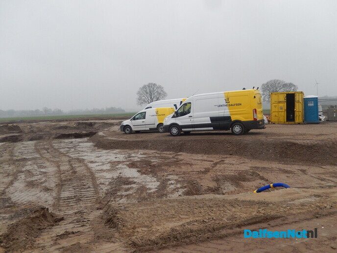 Voortgang bouwrijp maken nieuwe wijk - Foto: Willy