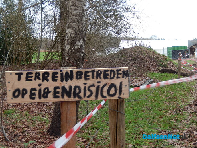 Carbid schieten, het was wel een beetje zoeken - Foto: Willy
