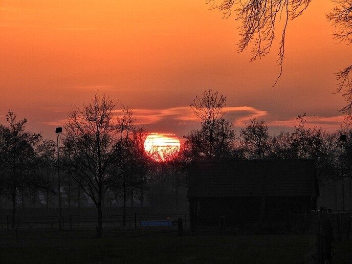 Jaaroverzicht Femmie bijzondere zonsondergangen