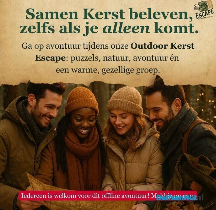 Samen kerst beleven, zelfs als je alleen komt - Foto: Ingezonden foto