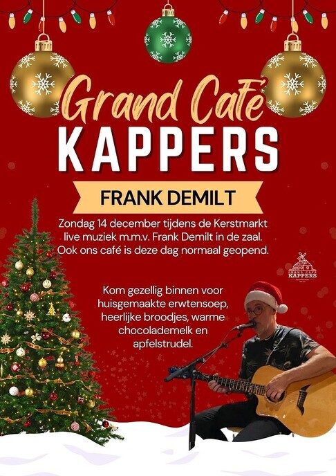 Kappers gaat weer live