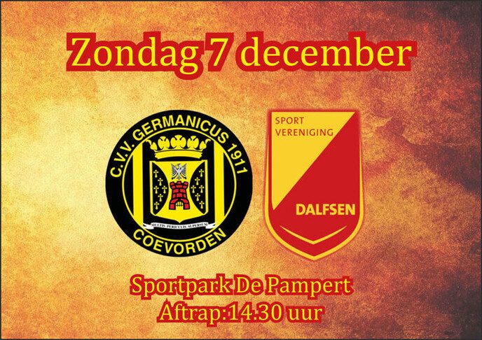 SV Dalfsen speelt laatste wedstrijd van het jaar - Foto: Ingezonden foto