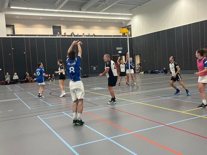 Spannend slot bij korfbalwedstrijd van d’Ommerdieck - Foto: Ingezonden foto