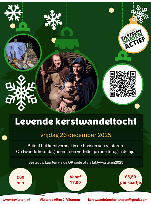 2e kerstdag levende kerstwandeltocht in Vilsteren - Foto: Ingezonden foto