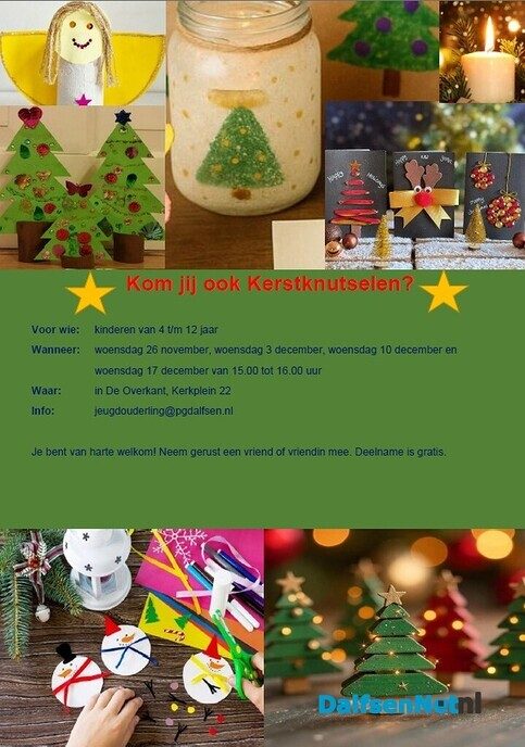 Nog 1 keer kerstknutselen voor basisschoolkinderen - Foto: Ingezonden foto