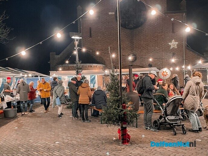 Lichtjes en kerstkleuren bij jaarlijkse Dalfser Kerstfestijn - Foto: Ruud Montagne