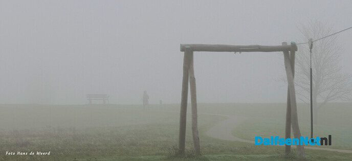 Bellingeweer in nevelen gehuld - Foto: Ingezonden foto