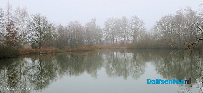 Bellingeweer in nevelen gehuld - Foto: Ingezonden foto