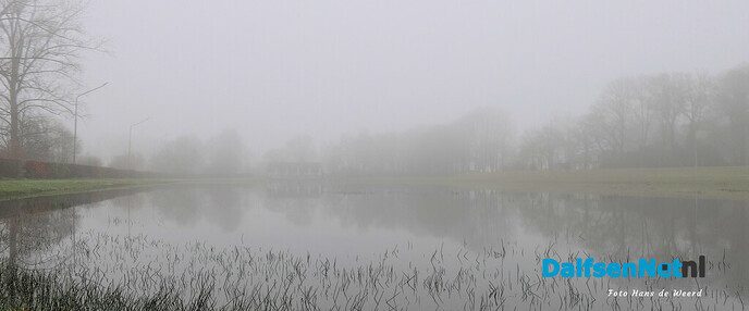 Bellingeweer in nevelen gehuld - Foto: Ingezonden foto