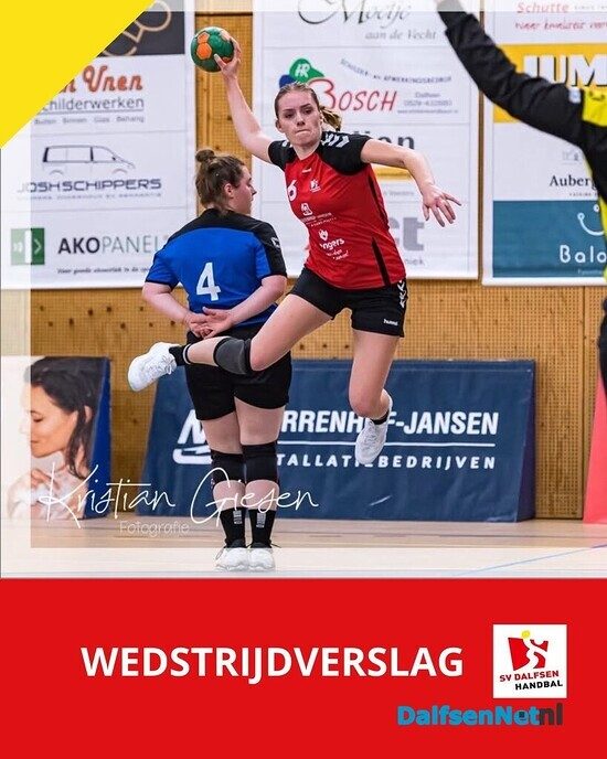 Record score dames handbal SV Dalfsen - Foto: Ingezonden foto