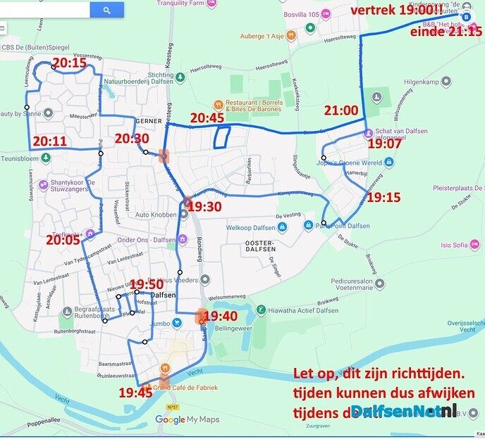 Verlichte trekker optocht 2025 - Foto: Ingezonden foto