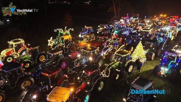 Verlichte trekkertocht Dalfsen 2025 - Foto: Ingezonden foto