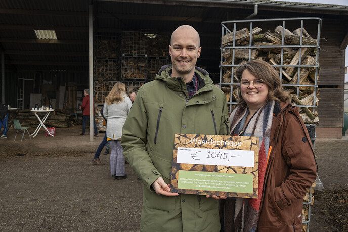 Opbrengst snoeihout voor twee goede doelen - Foto: Gemeente Dalfsen
