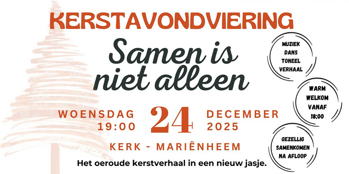 Kom en beleef kerst in onze kerk!