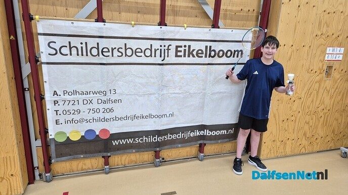 Spannende strijd om badmintontrofee in Dalfsen - Foto: Ingezonden foto