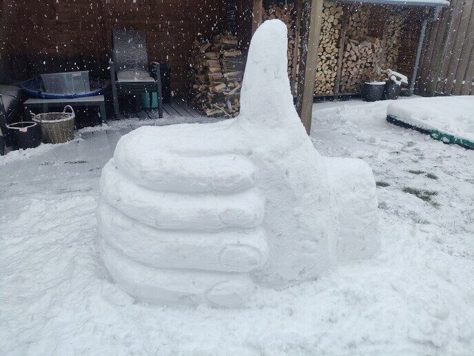 Foto’s sneeuw Dag 3 woensdag en Map 1 - Foto: Ingezonden foto