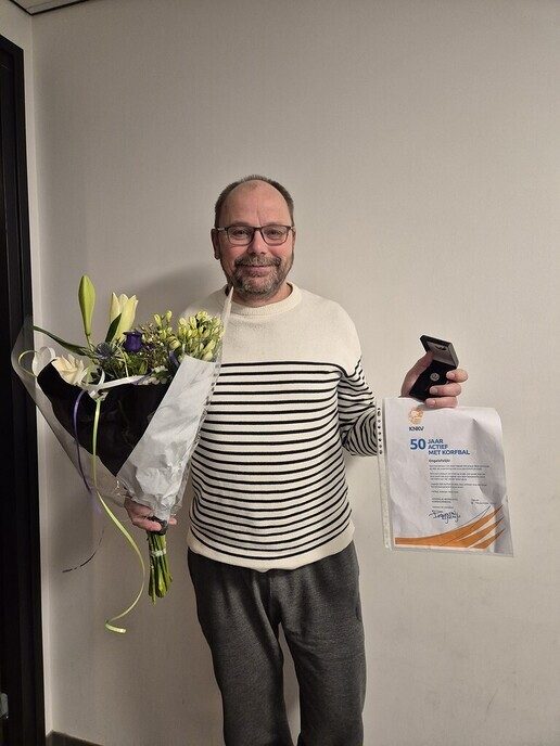 50 jaar Gert lid van KNKV - Foto: Ingezonden foto
