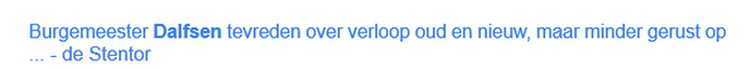 Google maakt er wel wat van