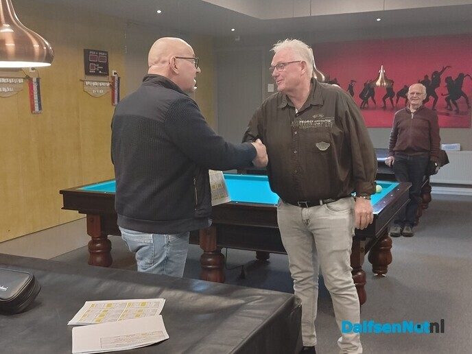 Harrie Onderdijk winnaar 3-banden toernooi - Foto: Ingezonden foto