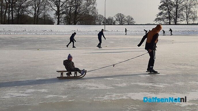 Schaatsen uit het vet - Foto: Jennie Kanis