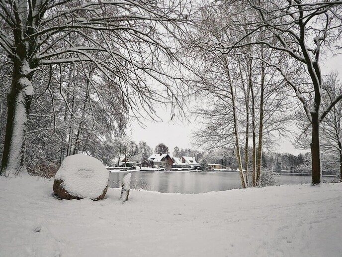 Onze sneeuwfotograaf geniet volop - Foto: Femmie Smink