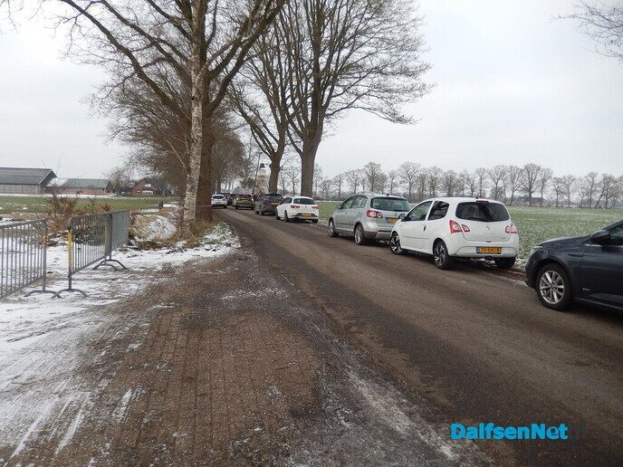 De sneeuwpopvreugderecord Staphorst, duurde maar heel kort - Foto: Willy