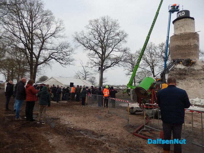 De sneeuwpopvreugderecord Staphorst, duurde maar heel kort - Foto: Willy