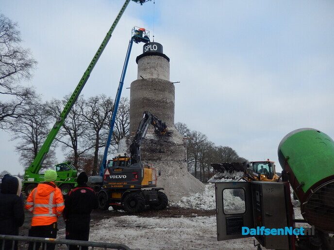 De sneeuwpopvreugderecord Staphorst, duurde maar heel kort - Foto: Willy