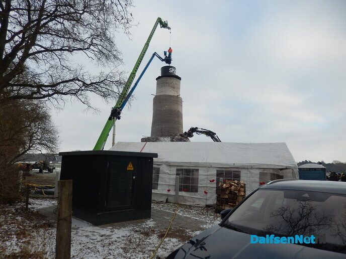De sneeuwpopvreugderecord Staphorst, duurde maar heel kort - Foto: Willy