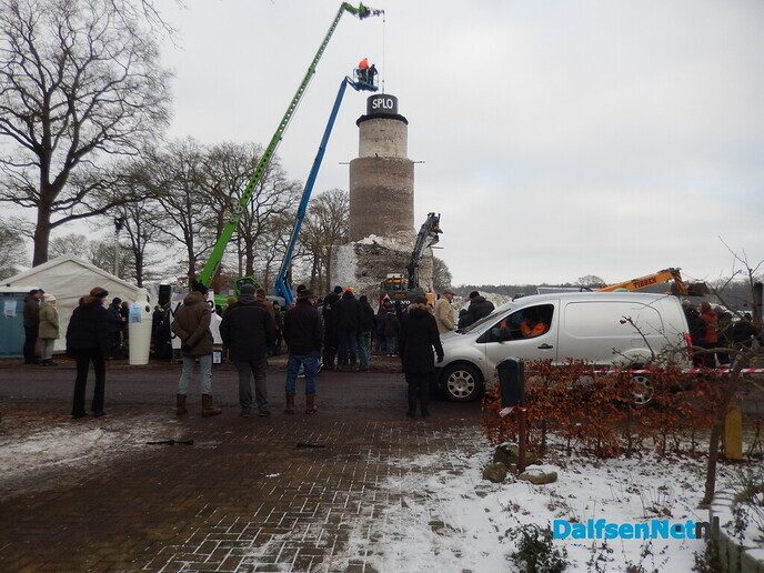De sneeuwpopvreugderecord Staphorst, duurde maar heel kort - Foto: Willy