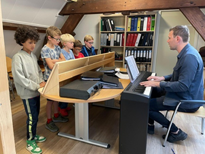 Proefles ‘Muziek voor jongens’ - Foto: Ingezonden foto