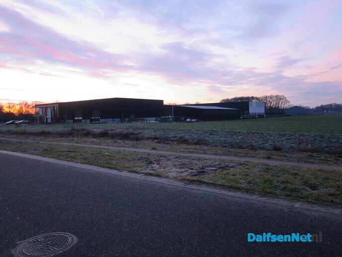 Vanmorgen mooie opkomende zon in Lemelerveld - Foto: Wim