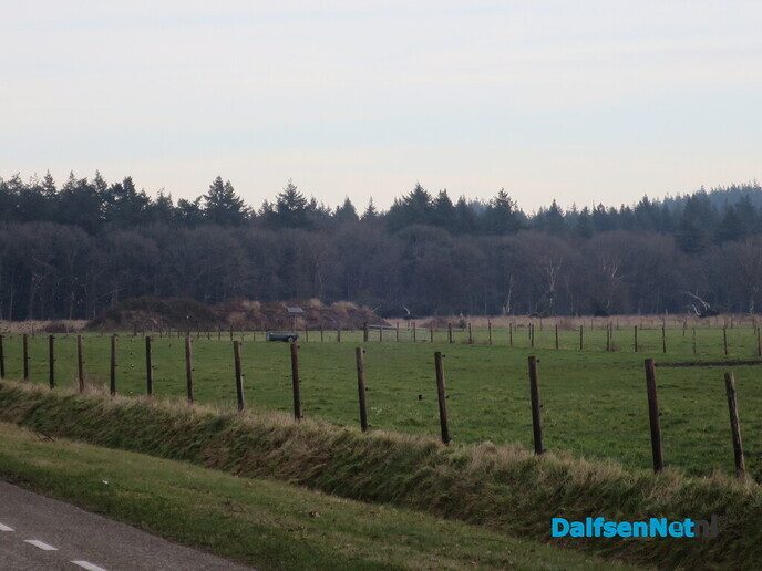 Vanmorgen mooie opkomende zon in Lemelerveld - Foto: Wim