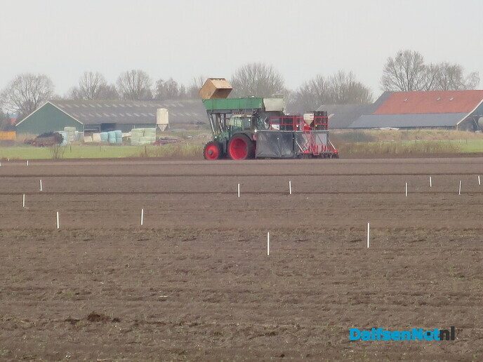 Vanmorgen mooie opkomende zon in Lemelerveld - Foto: Wim
