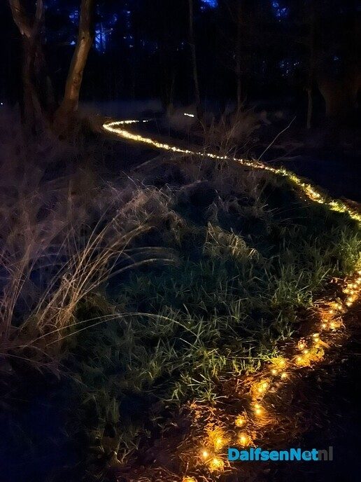Lichtpuntjes wandeling - Foto: Ingezonden foto